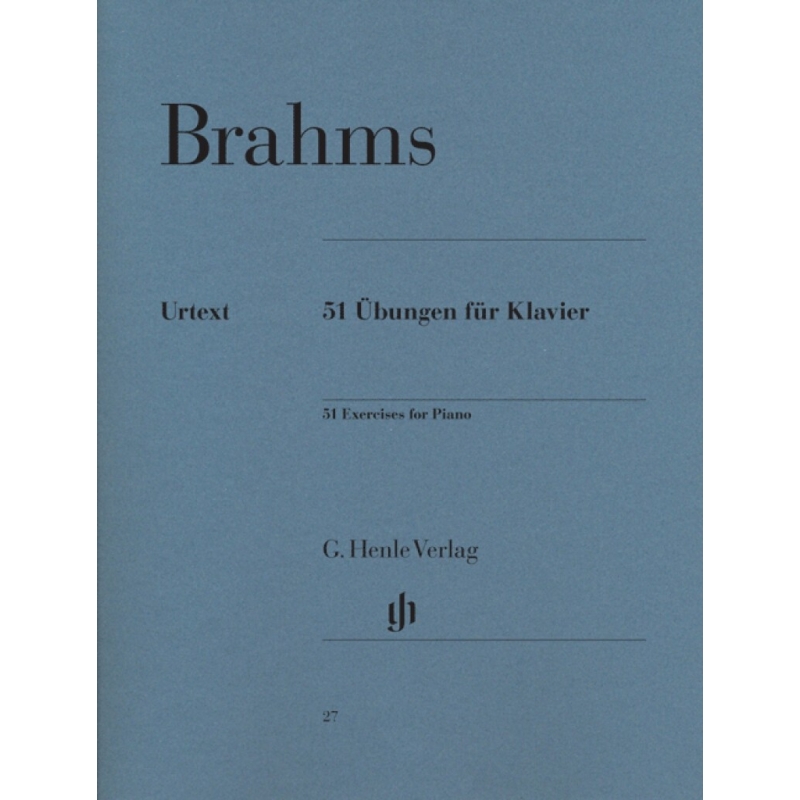 Brahms, Johannes - 51 Exercises for Piano