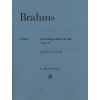 Brahms, Johannes - String Quartet in B flat major op. 67