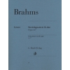 Brahms, Johannes - String Quartet in B flat op 67 