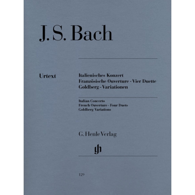 Bach, J.S - Italian Concerto, French Overture, Four Duets, Goldberg Variations