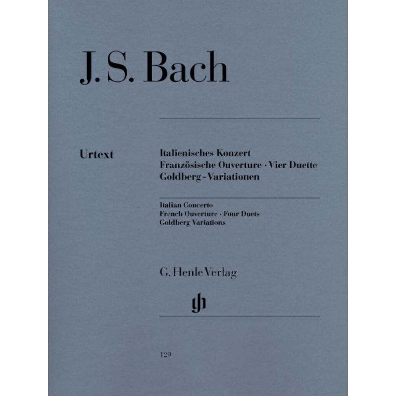 Bach, J.S - Italian Concerto, French Overture, Four Duets, Goldberg Variations 