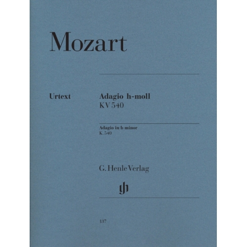 Mozart, Wolfgang Amadeus - Adagio b minor KV 540 