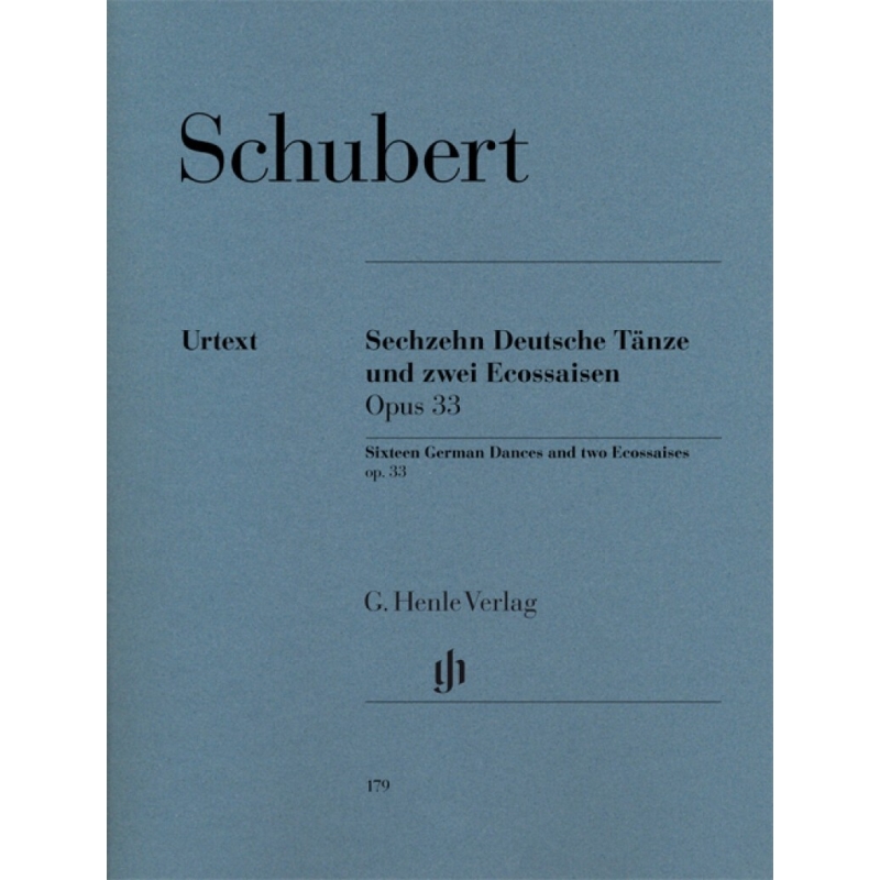 Schubert, Franz - 16 German Dances and 2 Ecossaises op. 33 D 783 