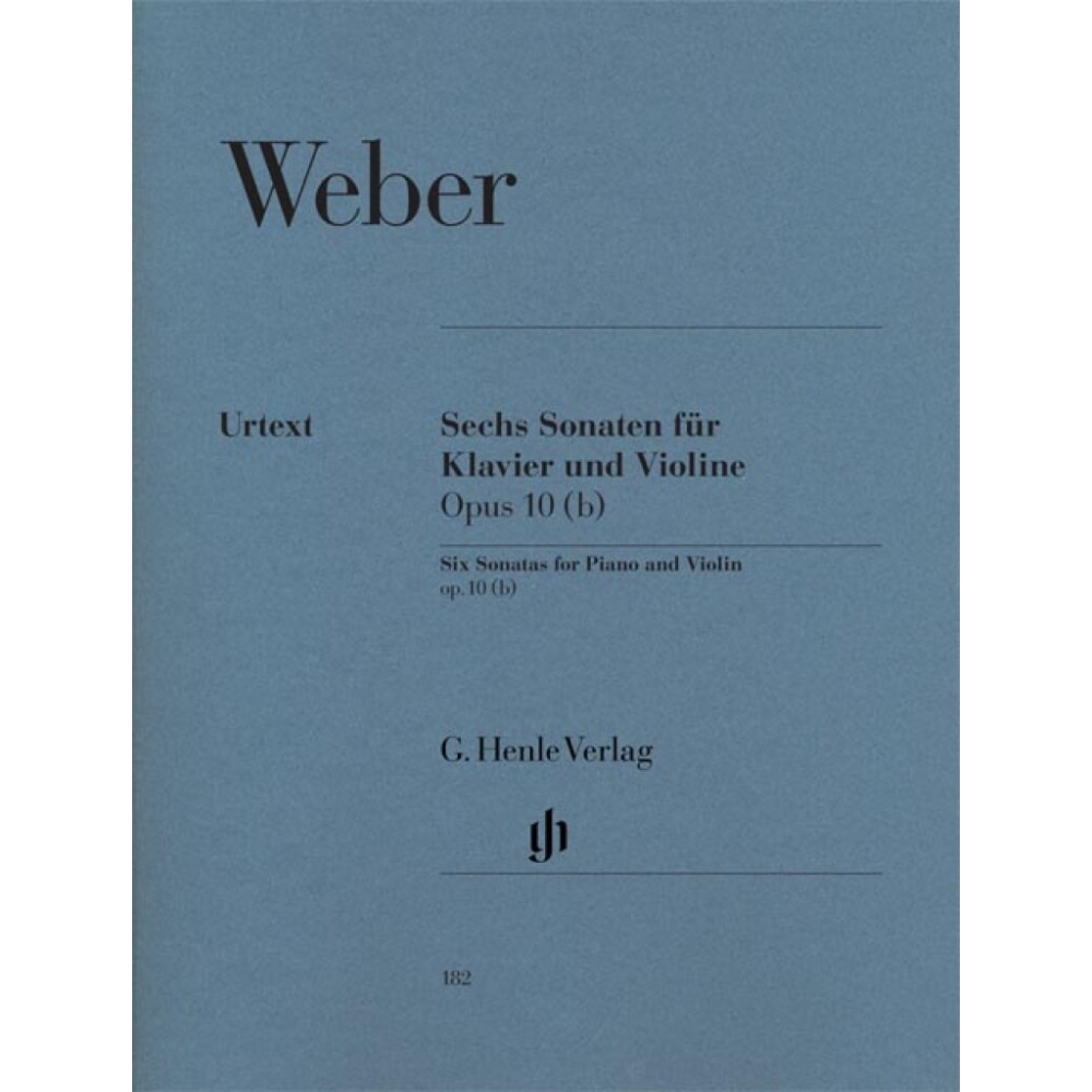 Weber, Carl Maria von - 6 Sonatas for Piano and Violin op. 10 (b) 