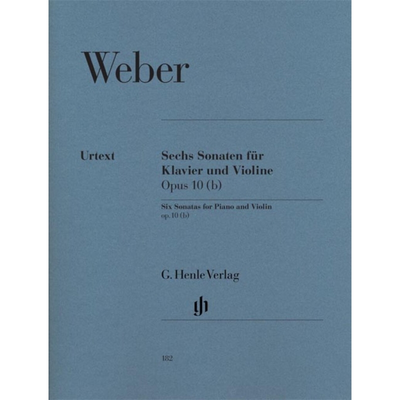 Weber, Carl Maria von - 6 Sonatas for Piano and Violin op. 10 (b)