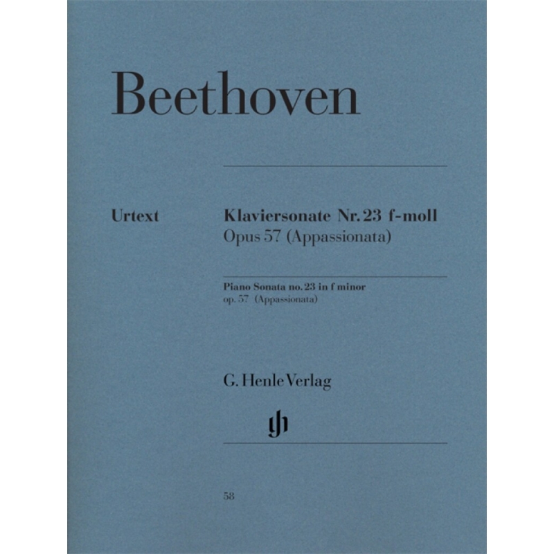 Beethoven, Ludwig van - Piano Sonata f minor [Appassionata] op. 57 