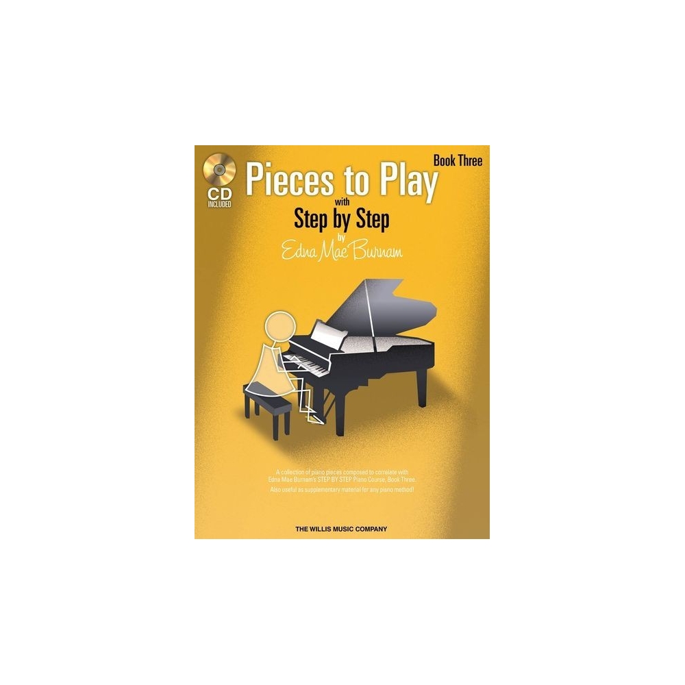 Burnam, Edna-Mae - Pieces to Play - Book 3 with CD
