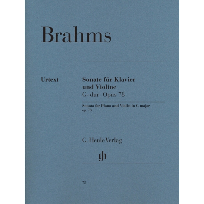 Brahms, Johannes - Sonata for Piano and Violin in G major op. 78