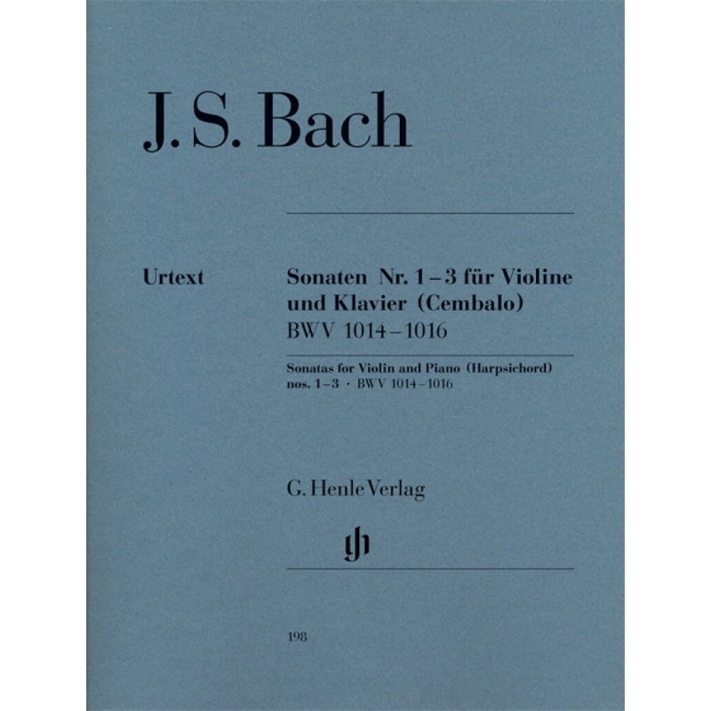 Bach, J.S - Sonatas for Violin and Piano (Harpsichord) 1-3 BWV 1014-1016 