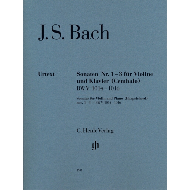 Bach, J.S - Sonatas for Violin and Piano (Harpsichord) Nos. 1-3 BWV 1014-1016