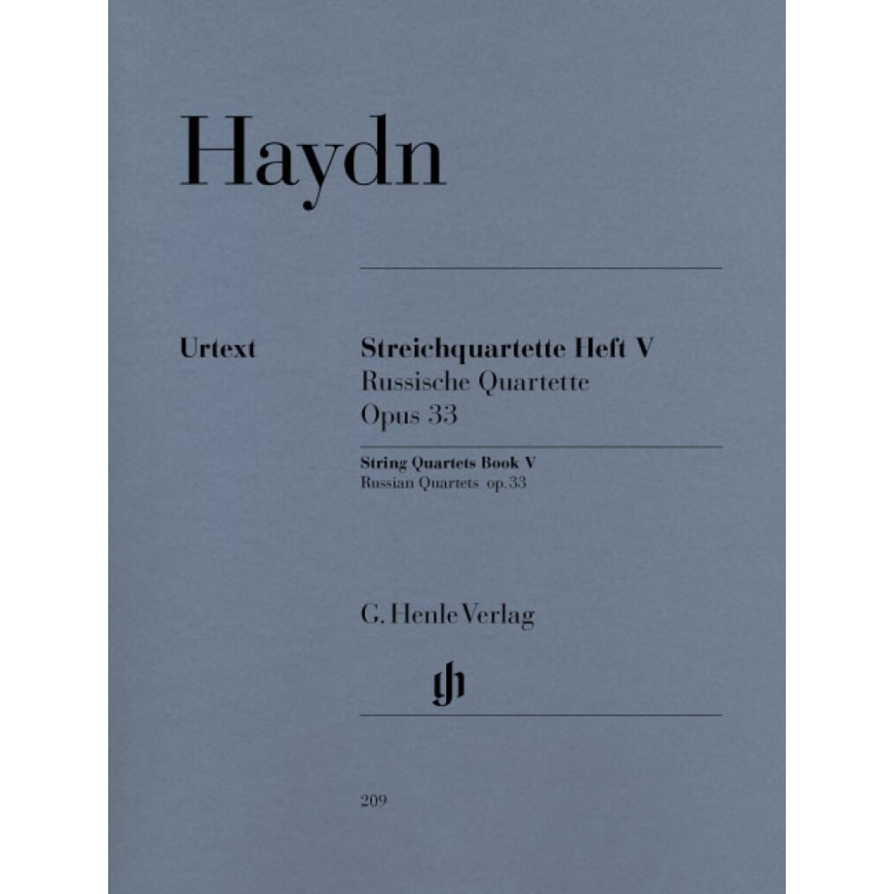 Haydn, Joseph - String Quartets [Russian Quartets] op. 33 Vol. 5