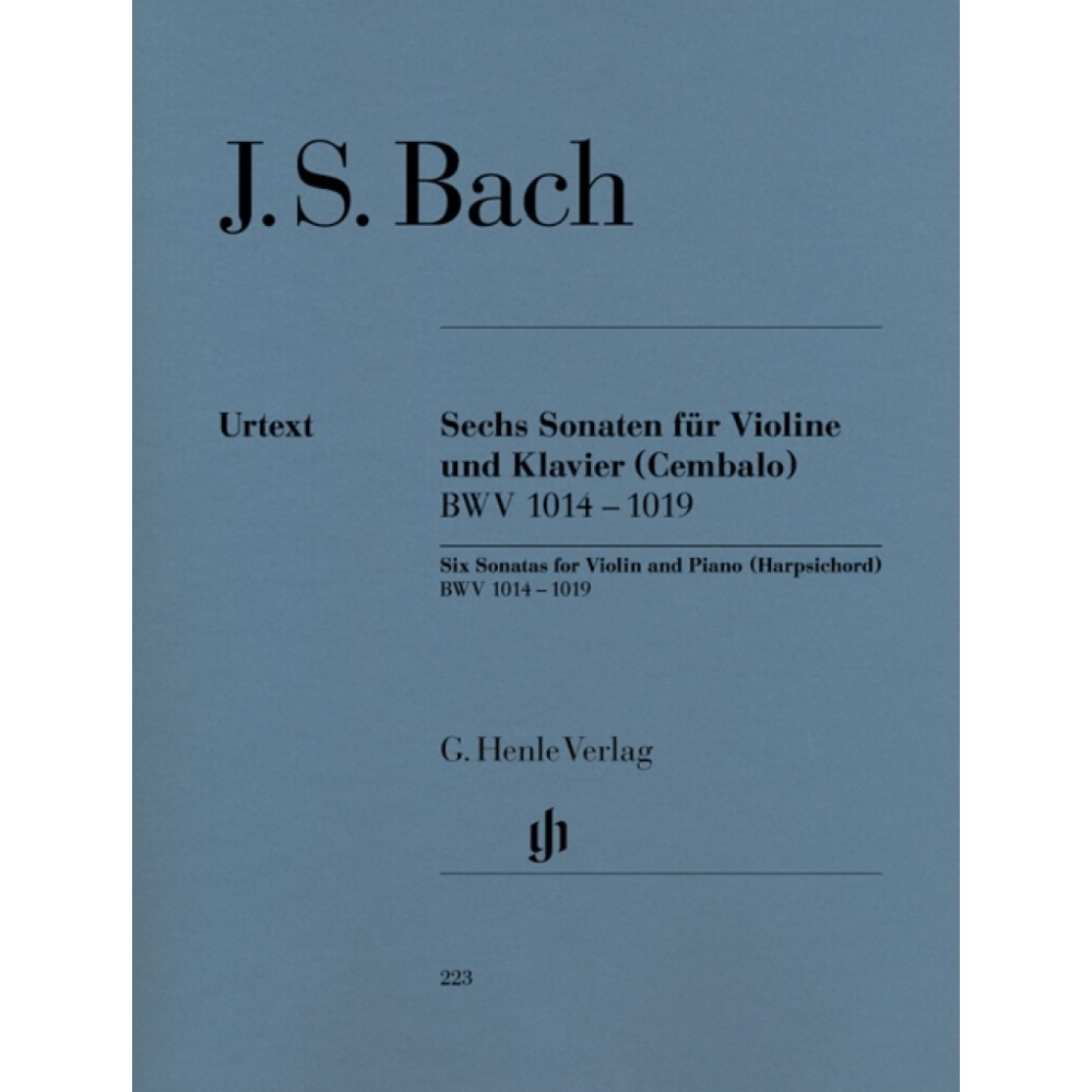 Bach, J.S - Six Sonatas for Violin and Piano (Harpsichord) BWV 1014 - 1019