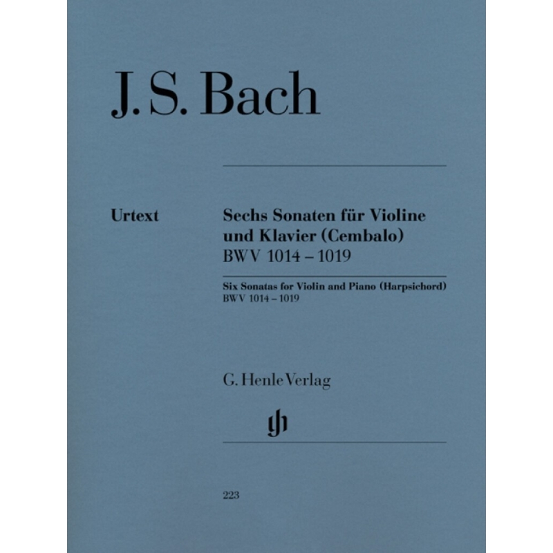 Bach, J.S - Six Sonatas for Violin and Piano (Harpsichord) BWV 1014 - 1019 