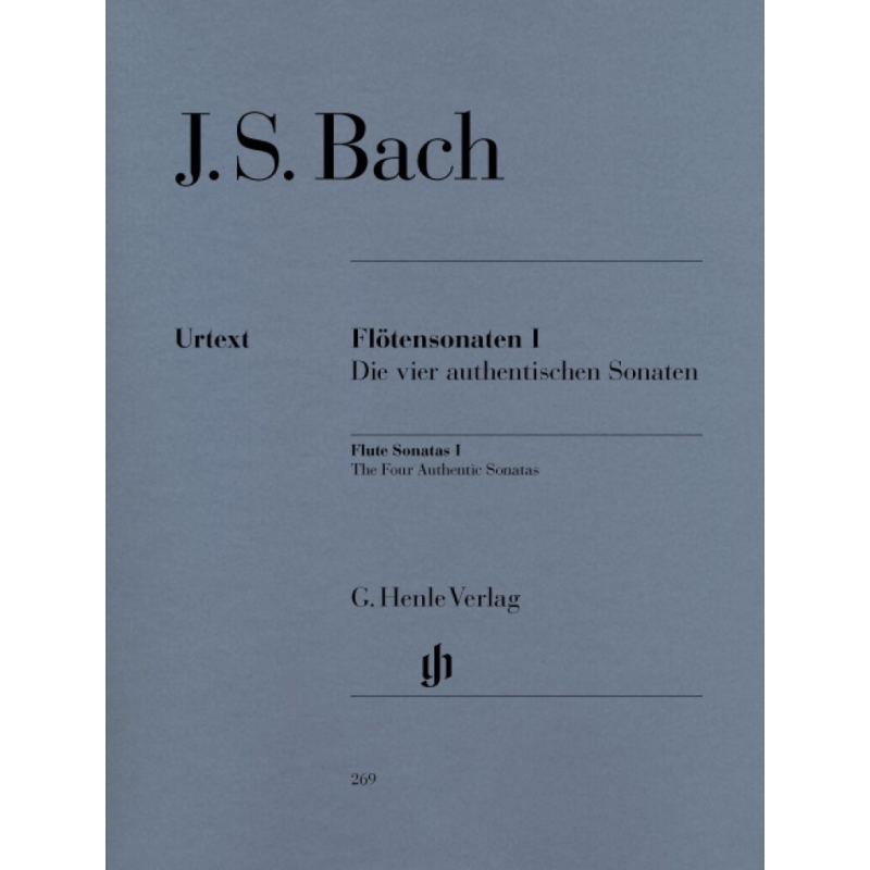 Bach, J.S - Flute Sonatas, Volume 1 (The four authentic Sonatas)