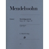 Mendelssohn Bartholdy, Felix - String Quartets op. 12 und 13 