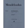 Mendelssohn Bartholdy, Felix - String Quartets op. 12 and 13