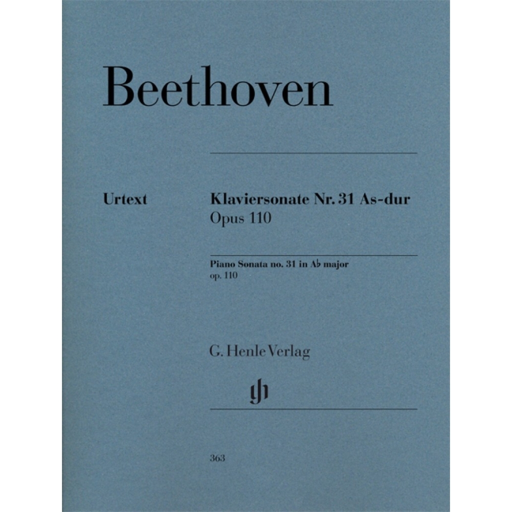 Beethoven, Ludwig van - Piano Sonata A flat major op. 110 