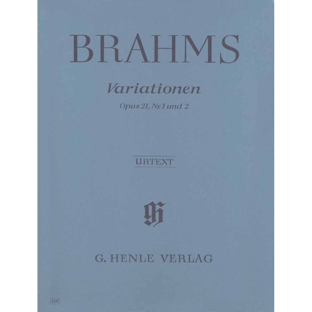 Brahms, Johannes - Variations op. 21/1&2 