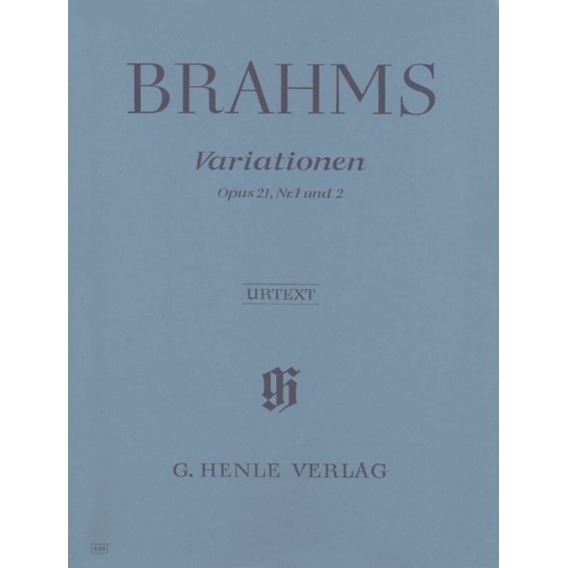 Brahms, Johannes - Variations op. 21/1&2 