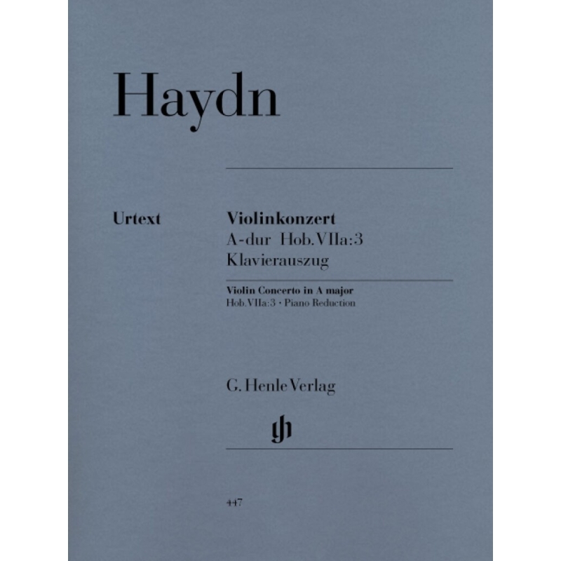 Haydn, Joseph - Violin Concerto in A major Hob. VIIa:3