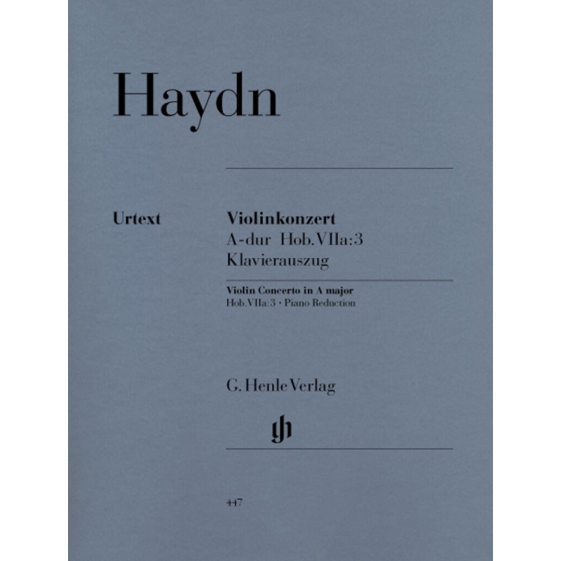 Haydn, Joseph - Concerto for Violin and Orchestra A major Hob. VIIa:3 
