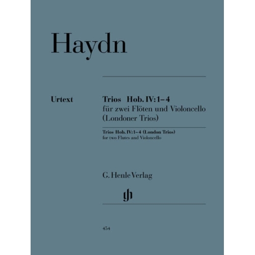 Haydn, Joseph - Trios Hob. IV:1–4 (London Trios) for two Flutes and Violoncello