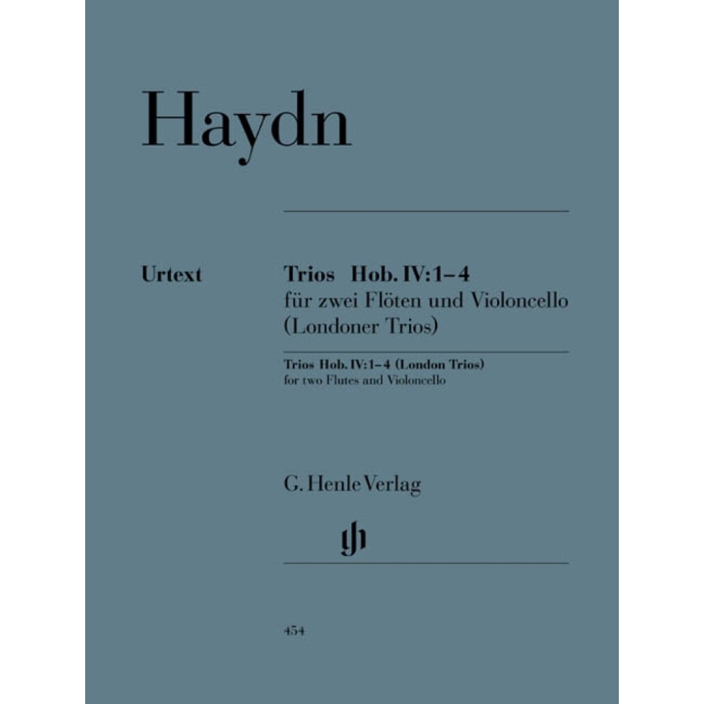 Haydn, Joseph - Trios Hob. IV:1–4 (London Trios) for two Flutes and Violoncello