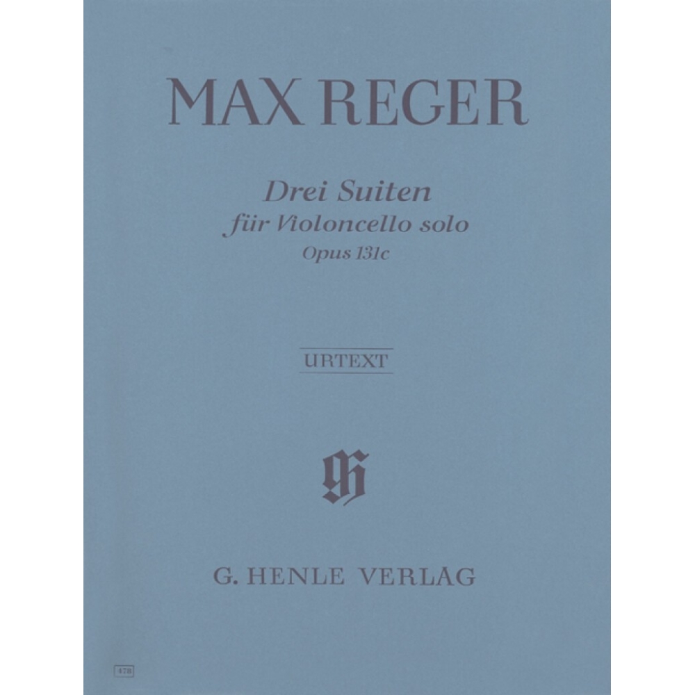 Reger, Max - Three Suites for Violoncello solo op. 131c