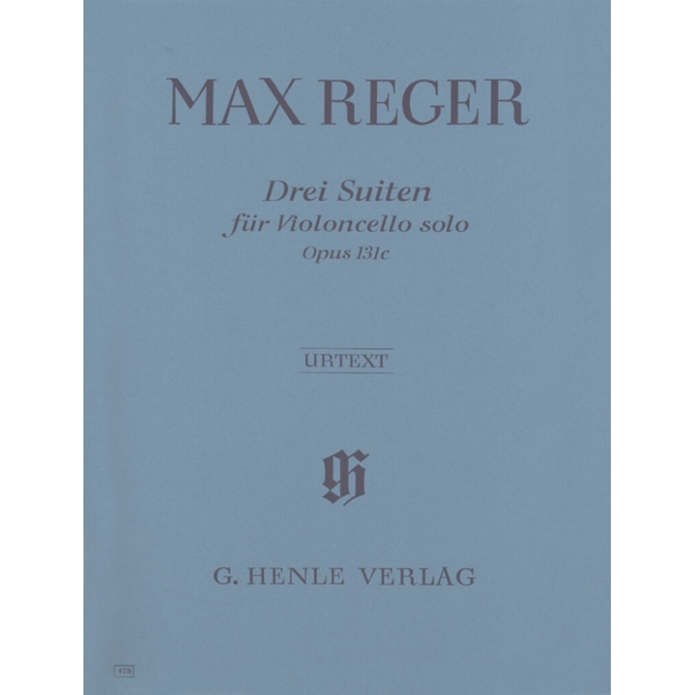 Reger, Max - Three Suites for Violoncello solo op. 131c 
