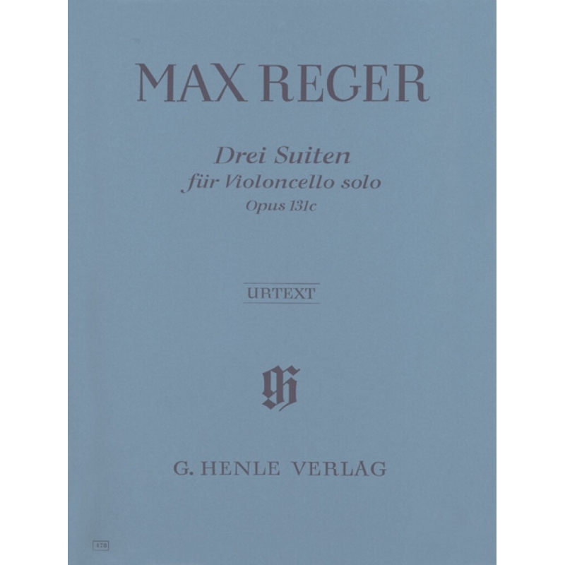 Reger, Max - Three Suites for Violoncello solo op. 131c