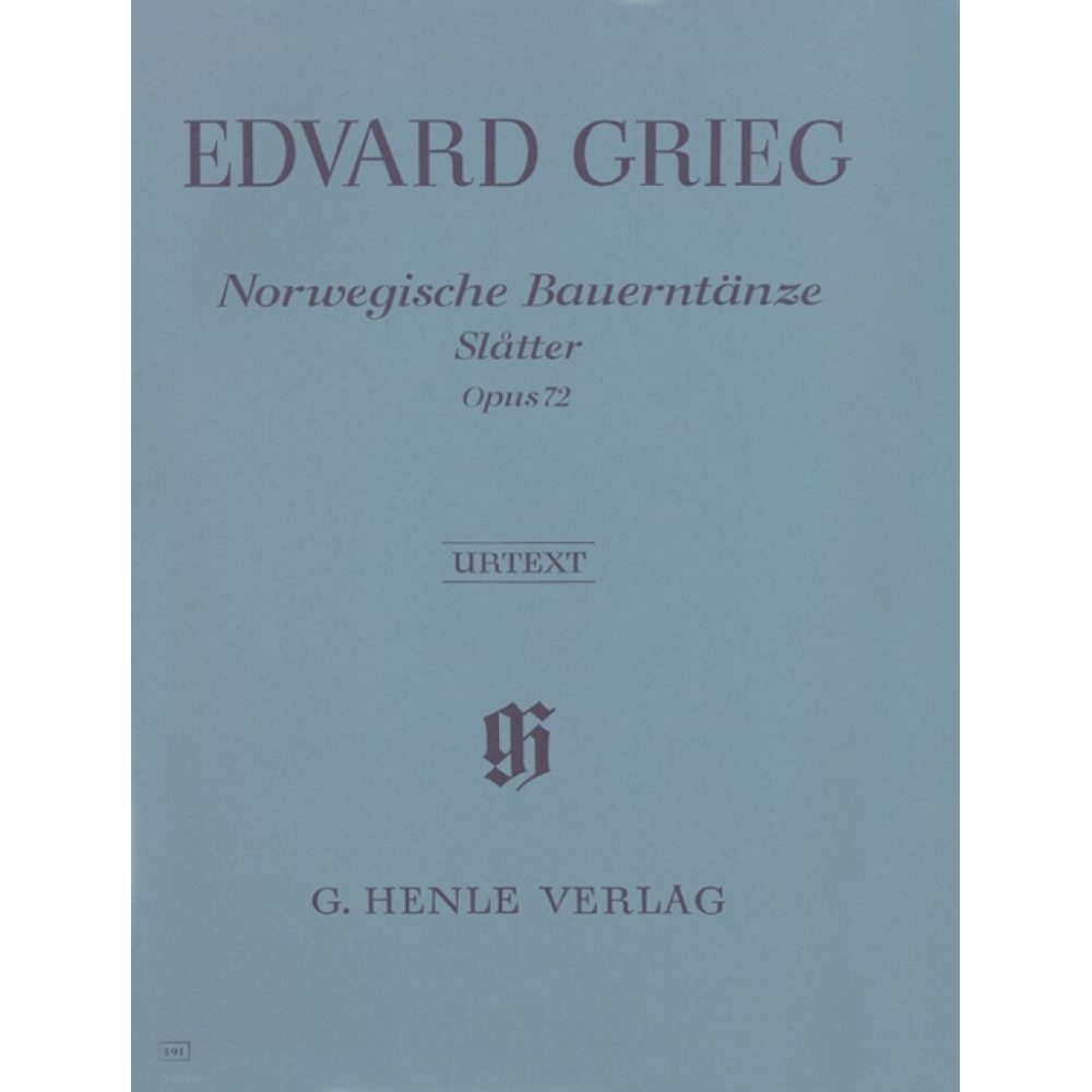 Grieg, Edvard - Norwegian Peasant Dances [Slåtter] op. 72 