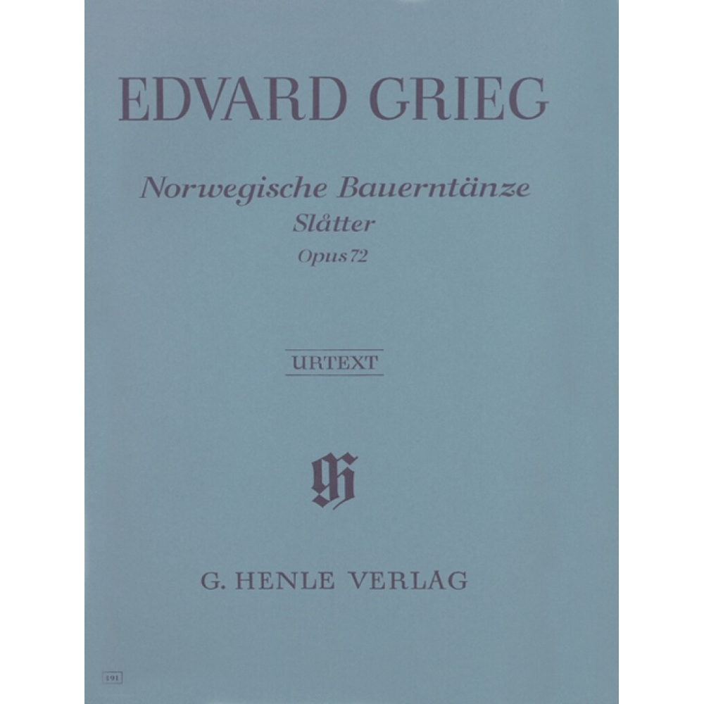 Grieg, Edvard - Norwegian Peasant Dances (Slåtter) op. 72