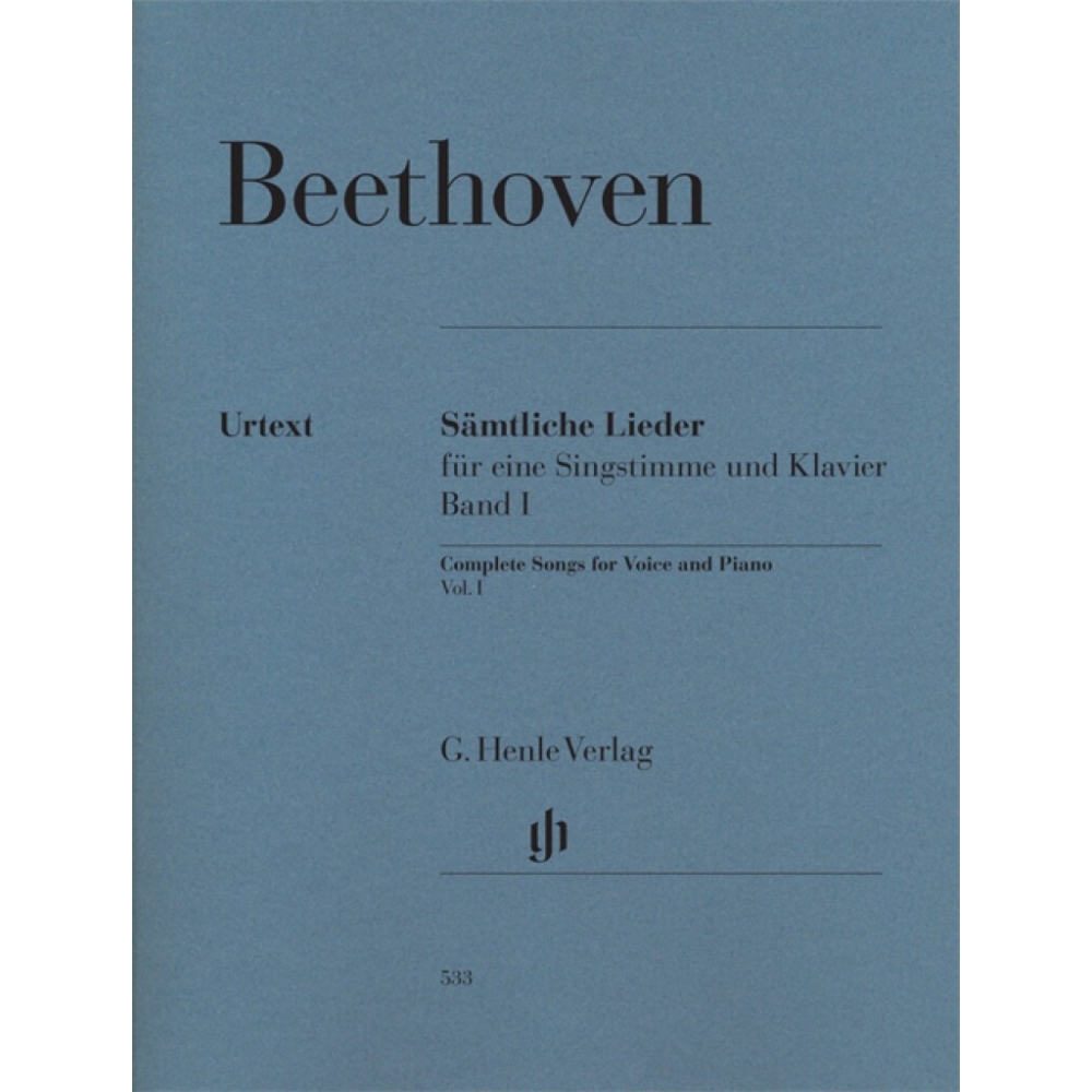 Beethoven, Ludwig van - Complete Songs for Voice and Piano Vol. I