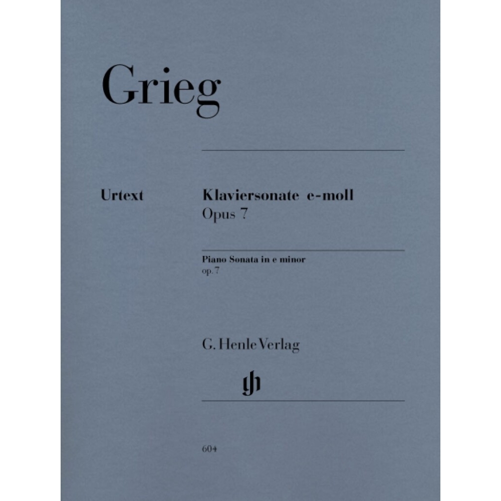 Grieg, Edvard - Piano Sonata e minor op. 7 