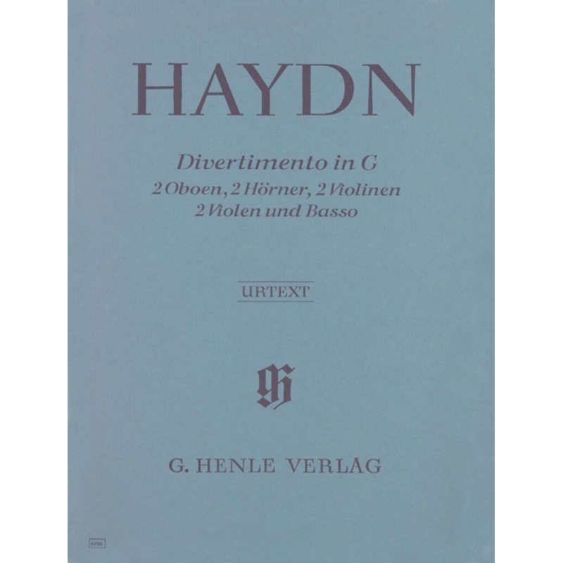 Haydn, Joseph - Divertimento in G major Hob. II:9 for 2 Oboes, 2 Horns, 2 Violins, 2 Violas and Basso Continuo