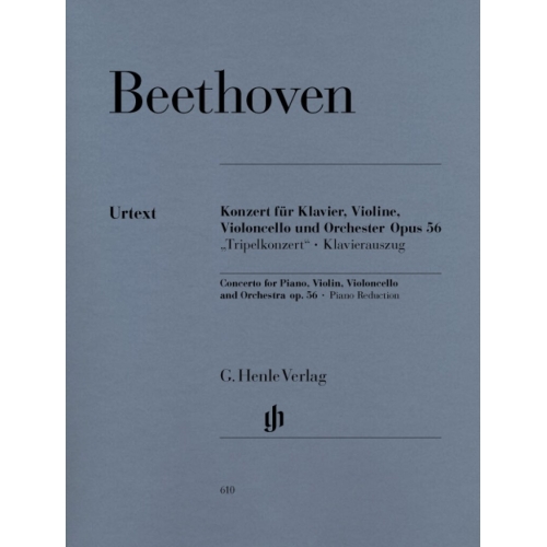 Beethoven, L.v - Concerto for Piano, Violin, Violoncello and Orchestra op. 56 "Triple Concerto"