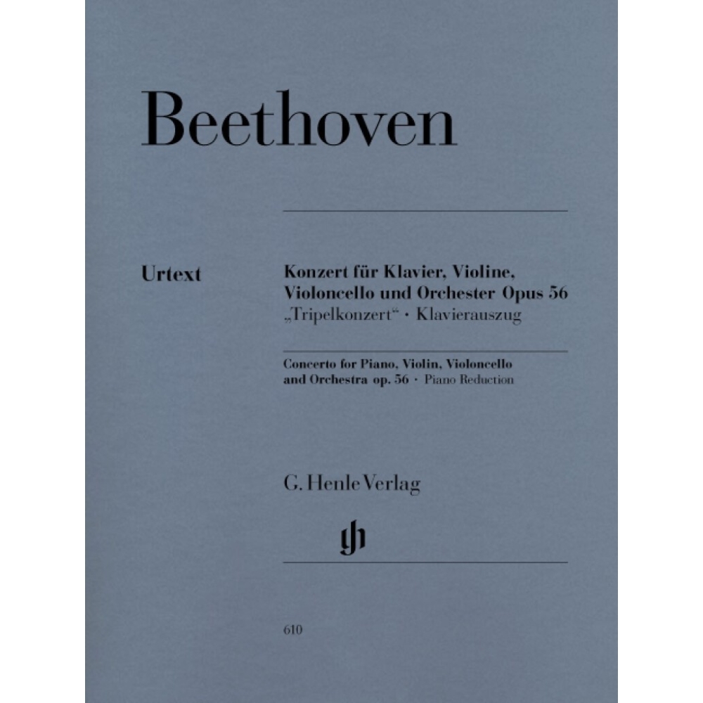 Beethoven, L.v - Concerto for Piano, Violin, Violoncello and Orchestra op. 56 "Triple Concerto"