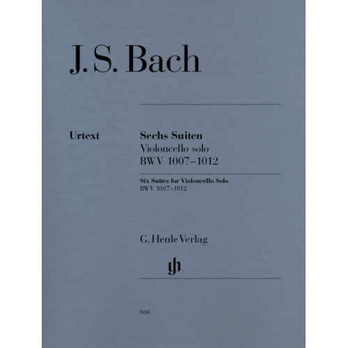 Bach, J.S - 6 Suites for Violoncello solo BWV 1007-1012