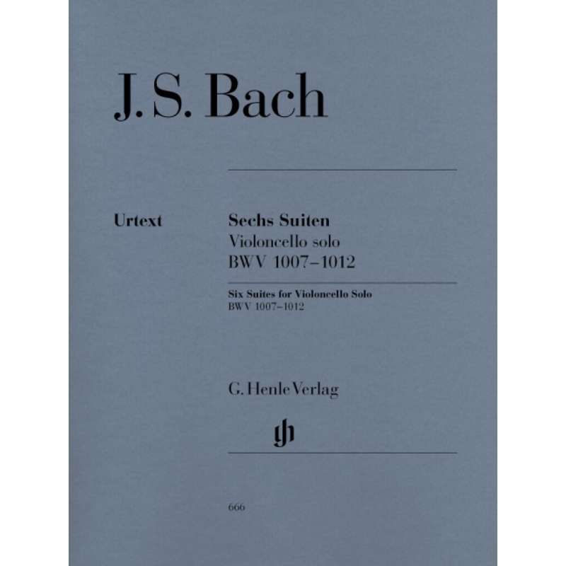 Bach, J.S - 6 Suites for Violoncello solo BWV 1007-1012