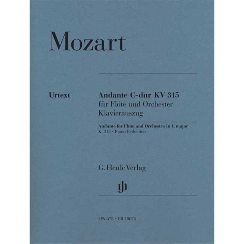Mozart, W.A - Andante for Flute and Orchestra in C major K. 315