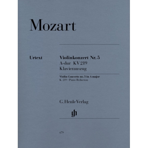 Mozart, W.A - Violin Concerto no. 5 in A major K. 219