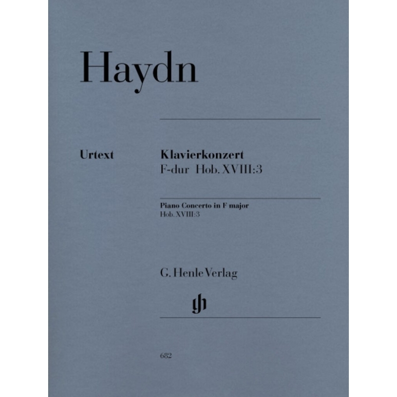 Haydn, Joseph - Concerto for Piano (Harpsichord) and Orchestra F major Hob. XVIII:3