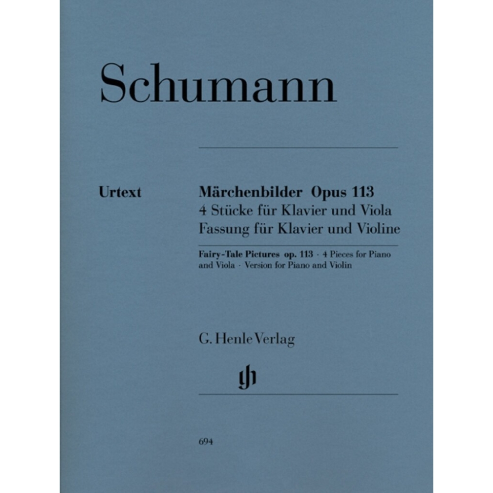 Schumann, Robert - Fairy-Tale Pictures for Viola and Piano op. 113 