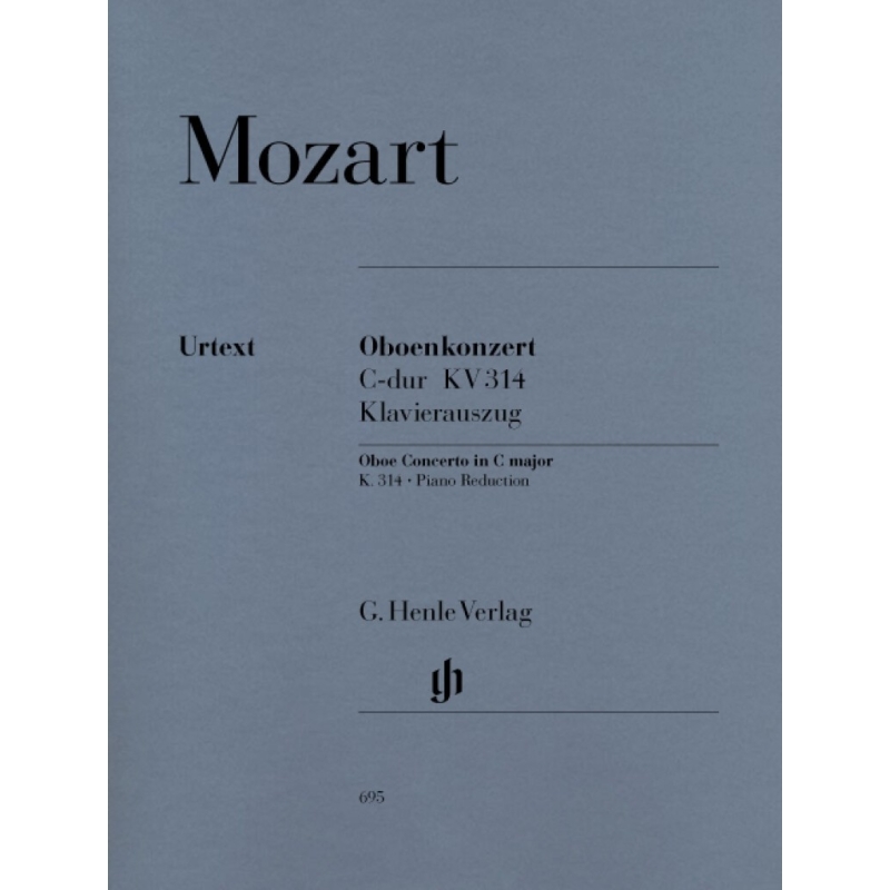 Mozart, W.A - Oboe Concerto in C major K. 314