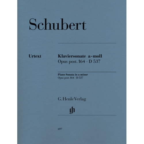 Schubert, Franz - Piano Sonata in a minor op. post. 164 D 537