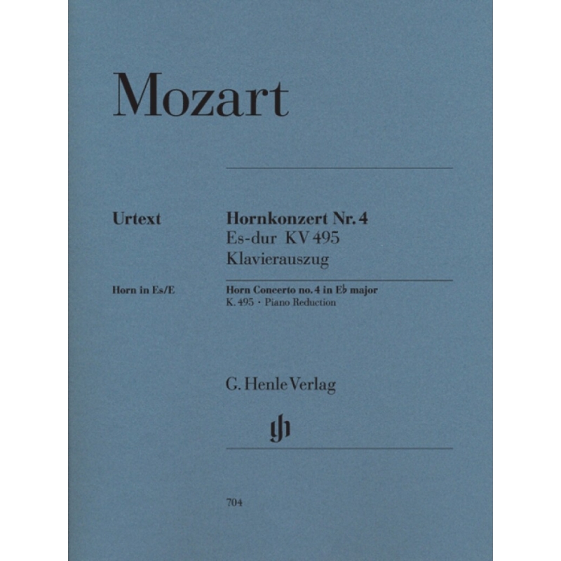 Mozart, W.A - Horn Concerto no. 4 in E flat major K. 495