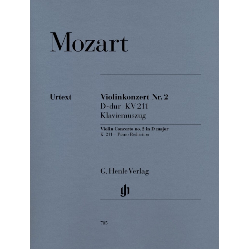 Mozart, Wolfgang Amadeus - Violin Concerto no. 2 D major KV 211 