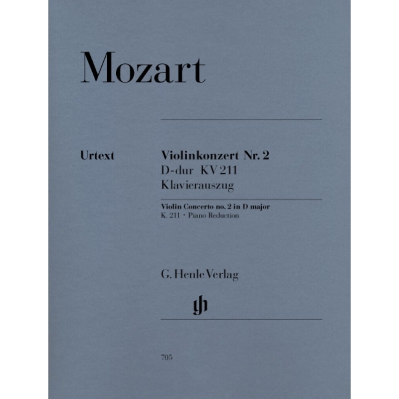 Mozart, Wolfgang Amadeus - Violin Concerto no. 2 D major KV 211 