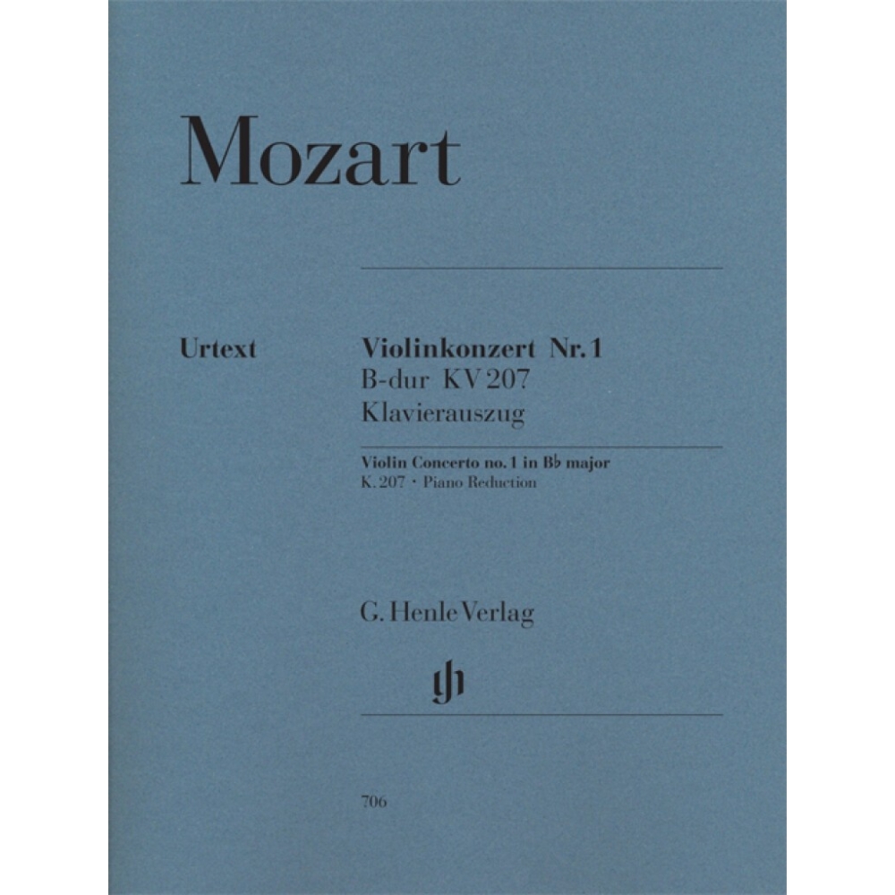 Mozart, W.A - Violin Concerto no. 1 in B flat major K. 207