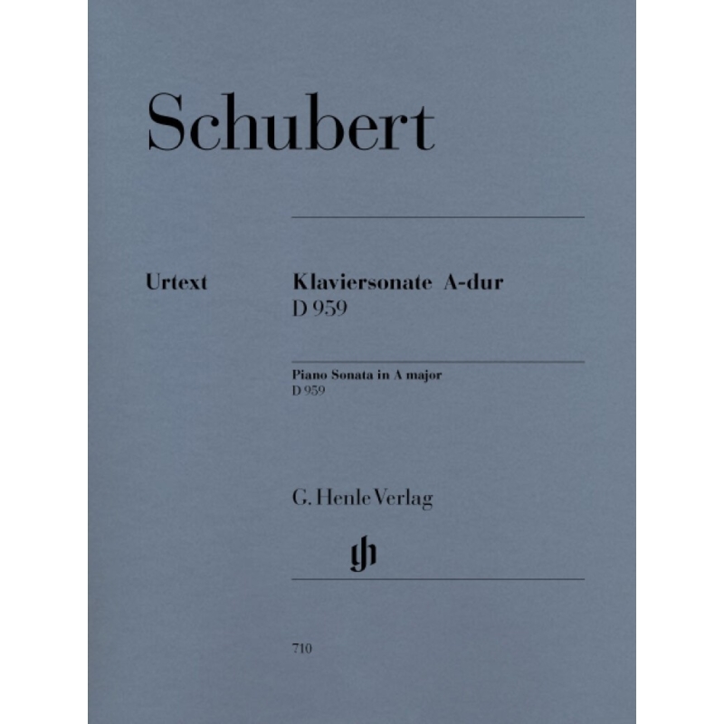 Schubert, Franz - Piano Sonata A major D 959 